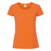 Lady-Fit Ringspun Premium T-Shirt in orange