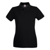 Lady-Fit Premium Polo in black
