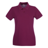 Lady-Fit Premium Polo in burgundy