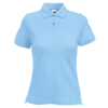 Lady-Fit Polo in sky-blue