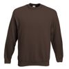 Premium 70/30 Set-In Sweatshirt in chocolate