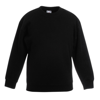 Premium 70/30 Kids Set-In Sweatshirt in black