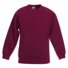 Premium 70/30 Kids Set-In Sweatshirt in burgundy