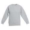 Premium 70/30 Kids Set-In Sweatshirt in heather-grey