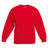 Premium 70/30 Kids Set-In Sweatshirt in red