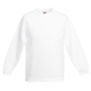 Premium 70/30 Kids Set-In Sweatshirt in white