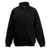 Premium 70/30 Kids Sweatshirt Jacket in black
