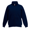 Premium 70/30 Kids Sweatshirt Jacket in deep-navy