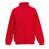 Premium 70/30 Kids Sweatshirt Jacket in red