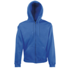Premium 70/30 Hooded Sweatshirt Jacket in royal-blue
