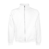 Premium 70/30 Sweatshirt Jacket in white