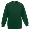 Premium 70/30 Kids Raglan Sweatshirt in bottle-green
