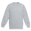 Premium 70/30 Kids Raglan Sweatshirt in heather-grey