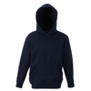 Premium 70/30 Kids Hooded Sweatshirt in deep-navy