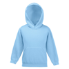 Premium 70/30 Kids Hooded Sweatshirt in sky-blue