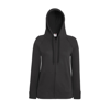 Lady-Fit Lightweight Hooded Sweatshirt Jacket in light-graphite