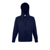 Lightweight Hooded Sweatshirt Jacket in deep-navy