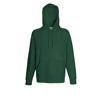 Lightweight Hooded Sweatshirt in bottle-green