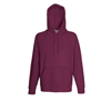 Lightweight Hooded Sweatshirt in burgundy