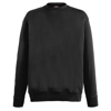 Lightweight Set-In Sweatshirt in black