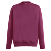 Lightweight Set-In Sweatshirt in burgundy