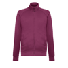 Lightweight Sweatshirt Jacket in burgundy