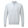 Baseball Sweatshirt Jacket in heather-grey