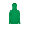 Lady-Fit Lightweight Hooded Sweatshirt in kelly-green
