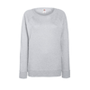 Lady-Fit Lightweight Raglan Sweatshirt in heather-grey