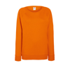 Lady-Fit Lightweight Raglan Sweatshirt in orange