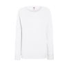 Lady-Fit Lightweight Raglan Sweatshirt in white