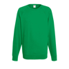 Lightweight Raglan Sweatshirt in kelly-green