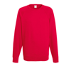 Lightweight Raglan Sweatshirt in red