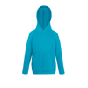 Kids Lightweight Hooded Sweatshirt in azure-blue