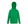 Kids Lightweight Hooded Sweatshirt in kelly-green