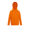 Kids Lightweight Hooded Sweatshirt in orange