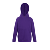 Kids Lightweight Hooded Sweatshirt in purple