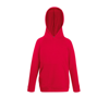 Kids Lightweight Hooded Sweatshirt in red