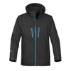 Snowburst Thermal Shell in black-electricblue