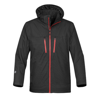 Snowburst Thermal Shell in black-red