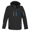 Expedition Softshell in black-methylblue