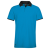 Cignus Performance Polo in electricblue-black