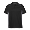 Two-Tone Polo in black-graphite