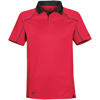 Crossover Performance Polo in scarletred-black