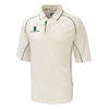 Premier Shirt ¾ Sleeve - Junior in white-greentrim