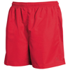 Lined Performance Sports Shorts in red-red