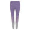 Women'S Seamless Fade Out Leggings in purple-lightgreymarl