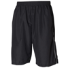 Teamsport All-Purpose Longline Lined Shorts in black-white