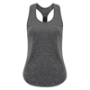 Women'S Tridri® Performance Strap Back Vest in black-melange