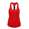 Women'S Tridri® Performance Strap Back Vest in fire-red